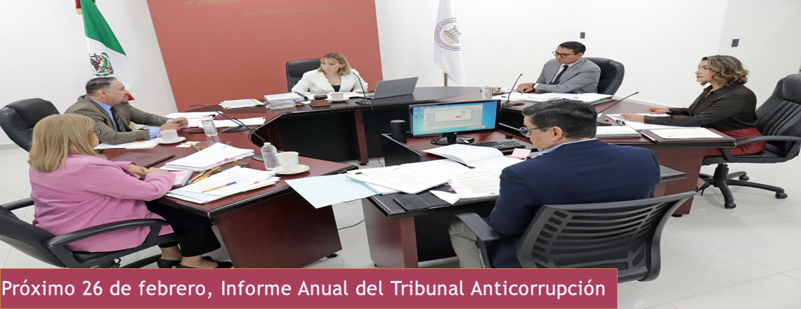 Próximo 26 de febrero, Informe Anual del Tribunal Anticorrupción